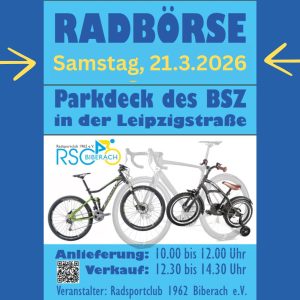 Auf die Sättel, fertig, los! – Die große Radbörse des RSC Biberach